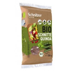 Schnitzer BIO bezglutēna kvinojas maize šķēlītēs, 250g (6 šķēlītes)